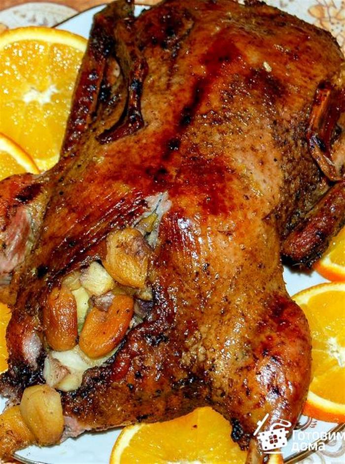 Качка з яблуками рецепт у духовці з фото мускатний горіх - по щедрій щіпці